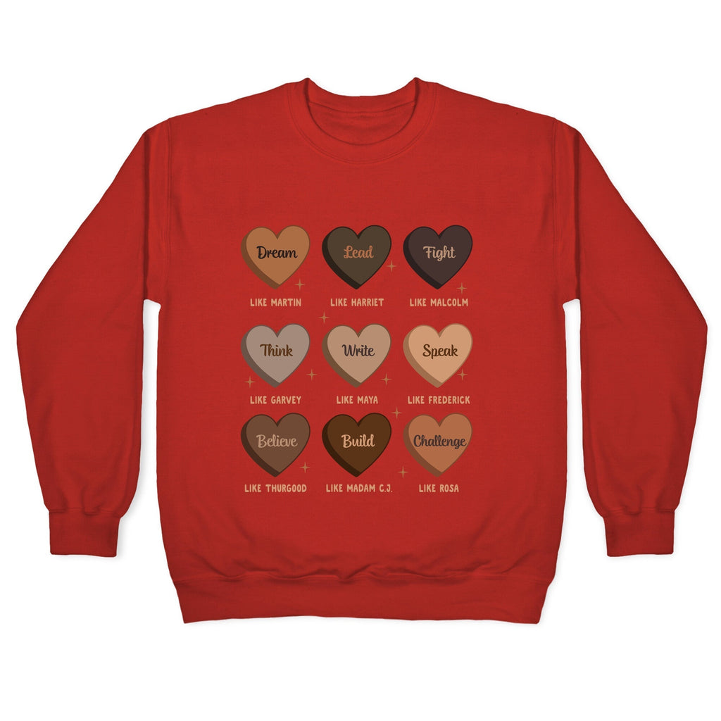 Celebrating Black History Leaders Crewneck Sweatshirt T-Shirts, Hoodie | CoreVibeTees.com (Image 5)