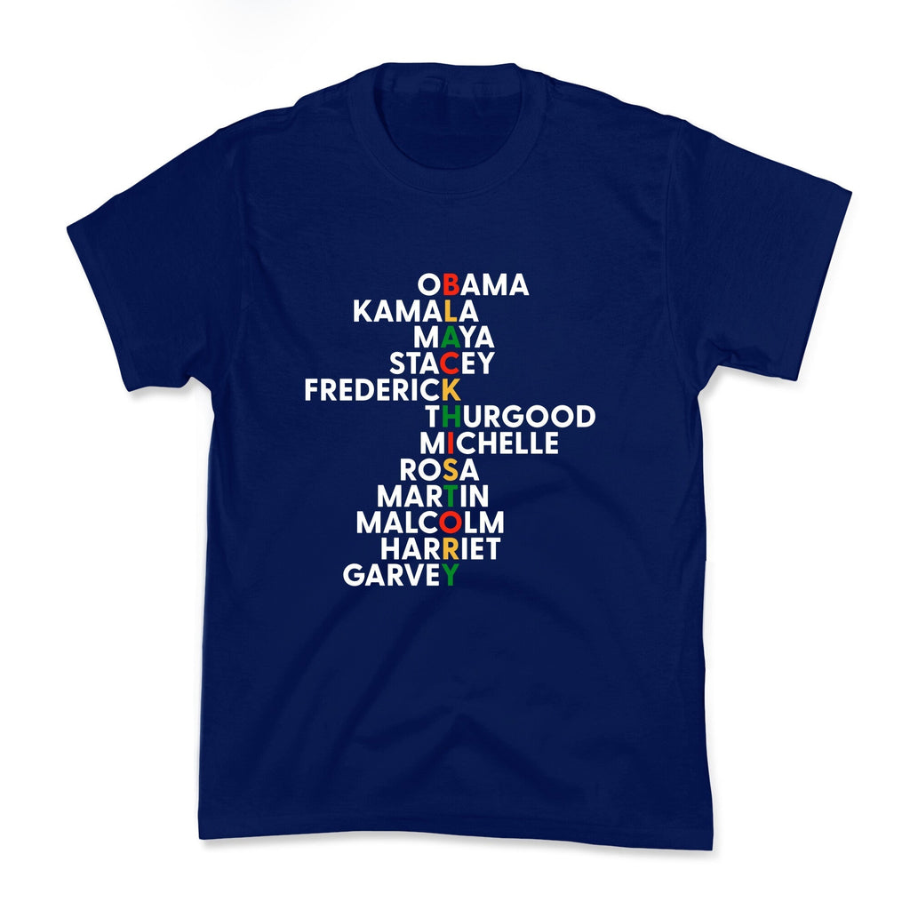Black History Month Leaders Kids Tee Hoodie, Sweatshirt | CoreVibeTees.com (Image 2)