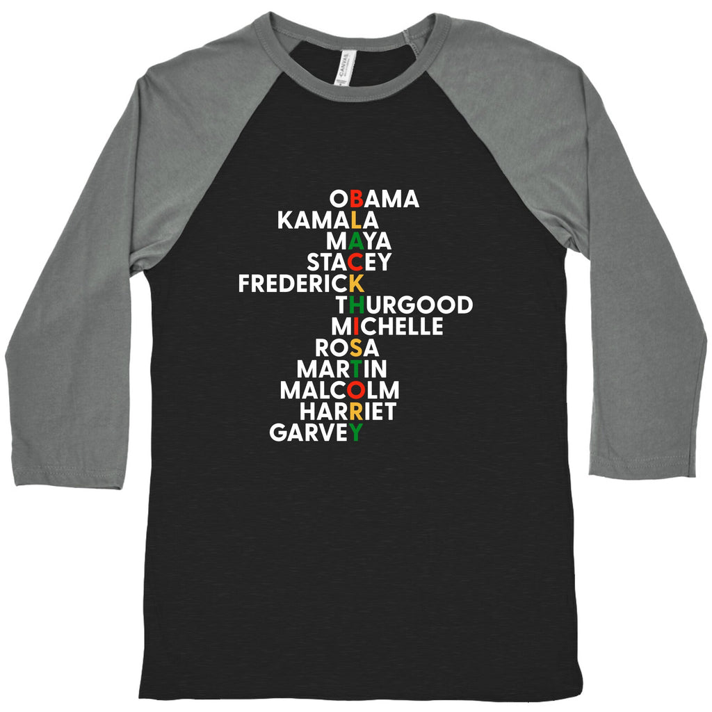 Black History Month Leaders Baseball Tee Hoodie, Sweatshirt | CoreVibeTees.com (Image 1)
