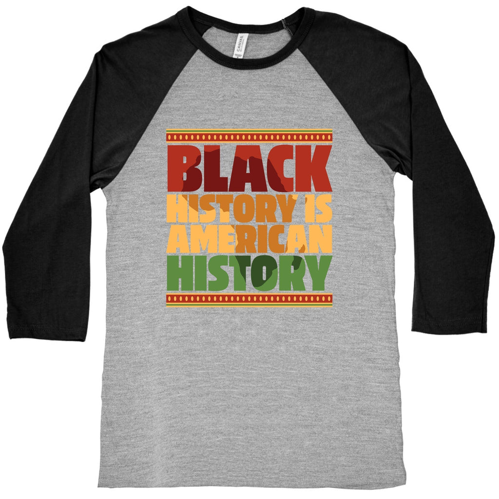 Black History Is American History Baseball Tee Hoodie, Sweatshirt | CoreVibeTees.com (Image 2)