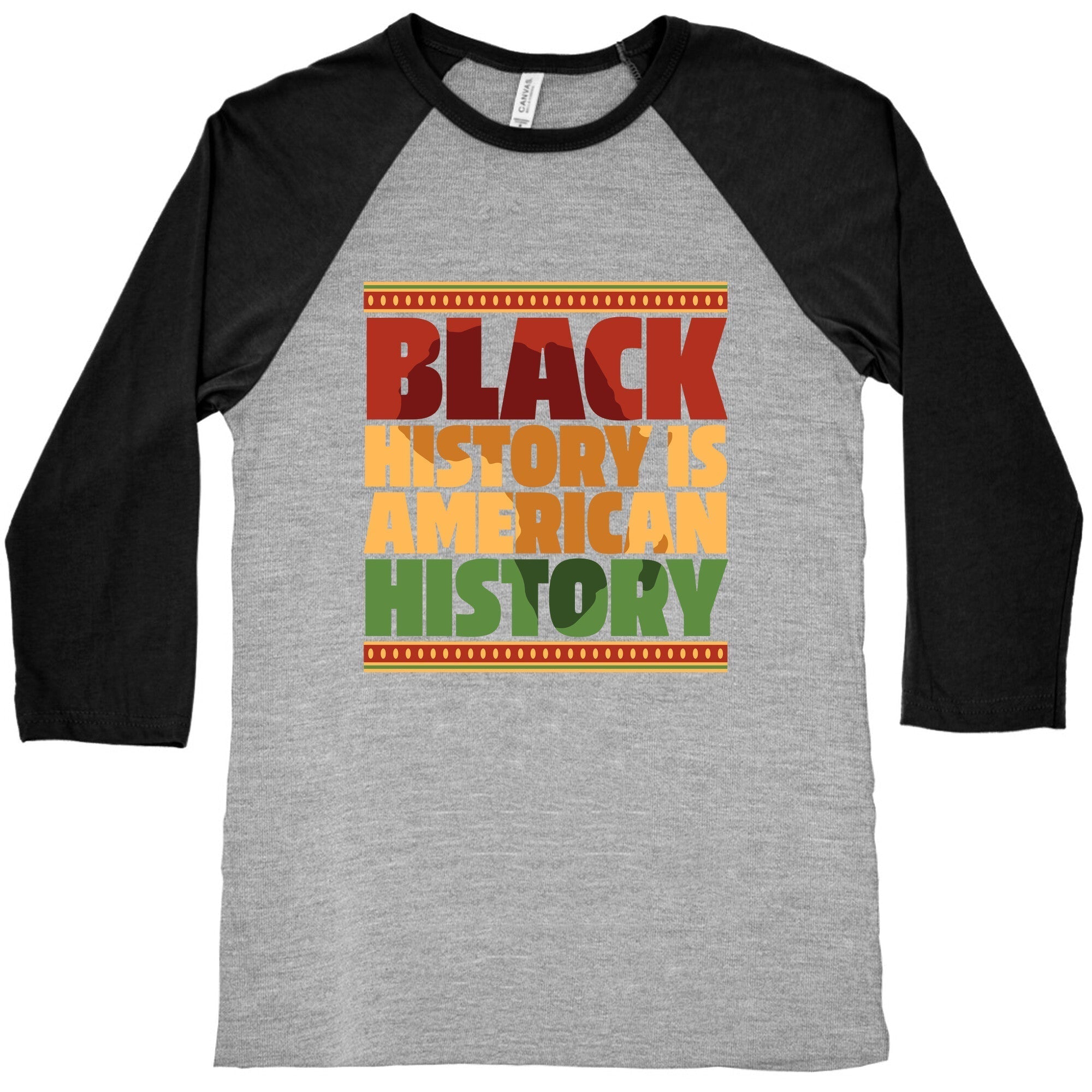 Black History Is American History Baseball Tee Hoodie, Sweatshirt | CoreVibeTees.com (Image 2)