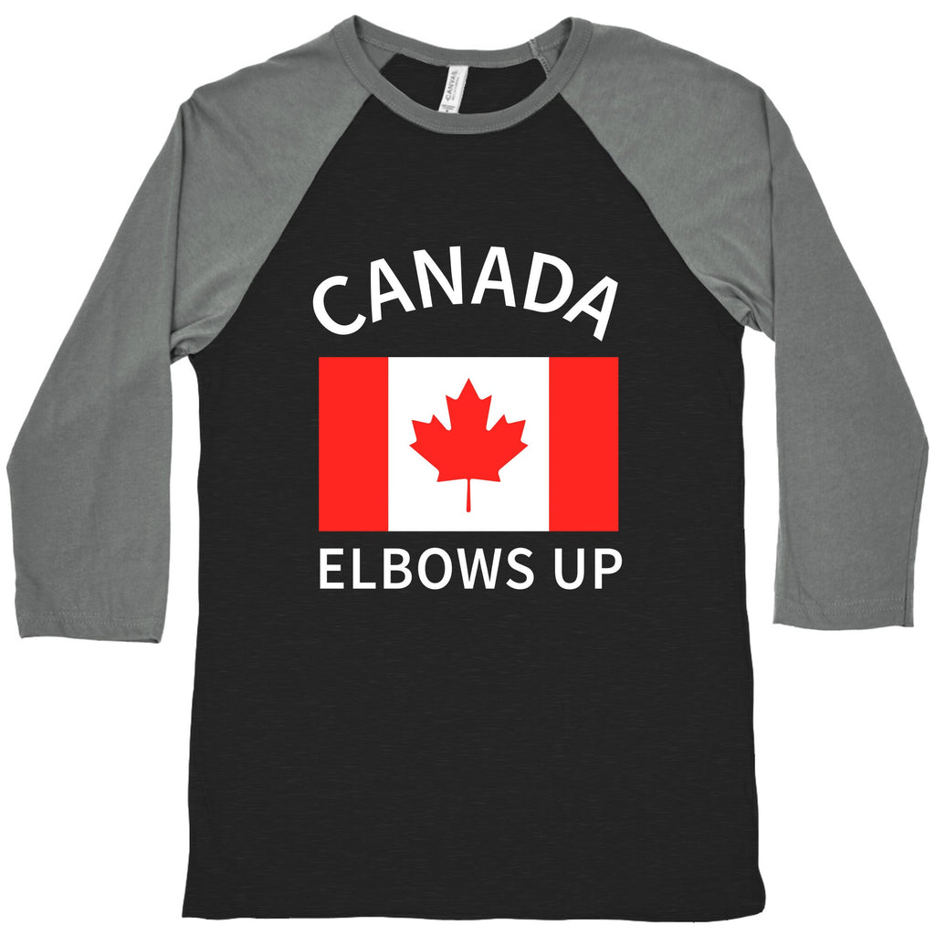 Elbows Up Canada Baseball Tee Hoodie, Sweatshirt | CoreVibeTees.com (Image 1)