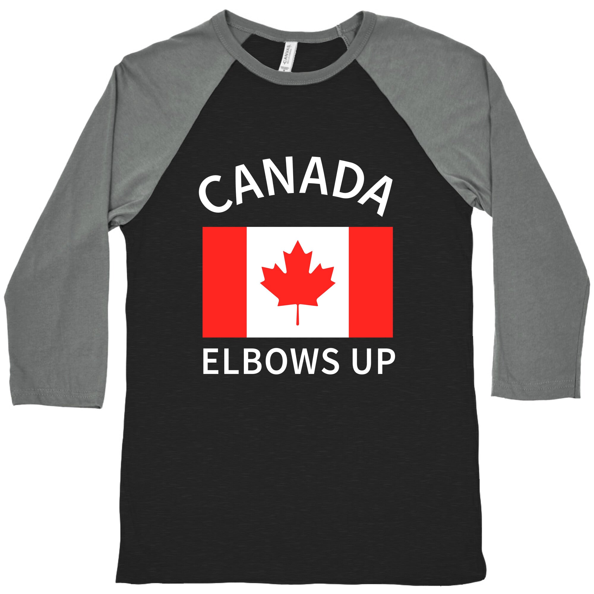 Elbows Up Canada Baseball Tee Hoodie, Sweatshirt | CoreVibeTees.com (Image 1)