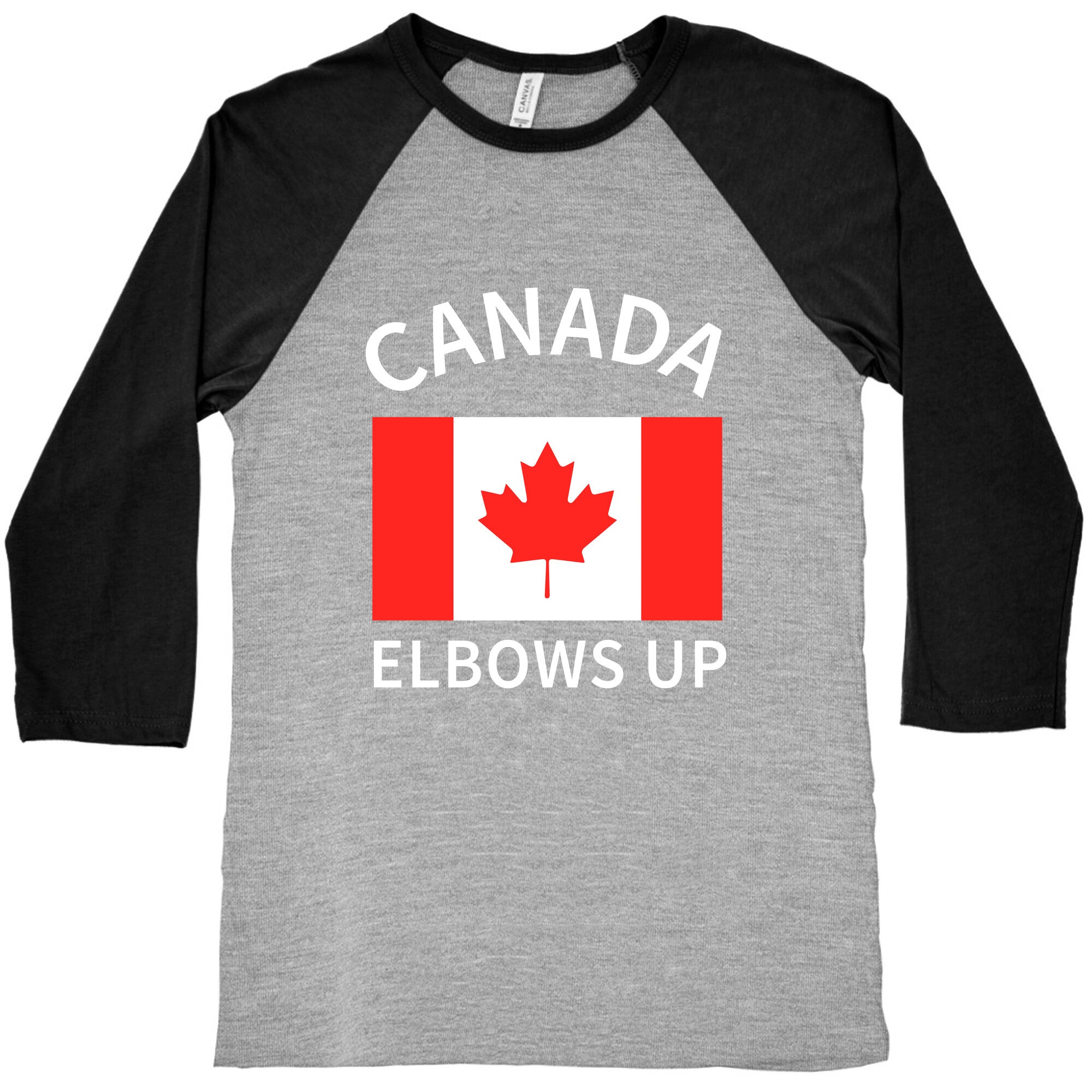 Elbows Up Canada Baseball Tee Hoodie, Sweatshirt | CoreVibeTees.com (Image 2)