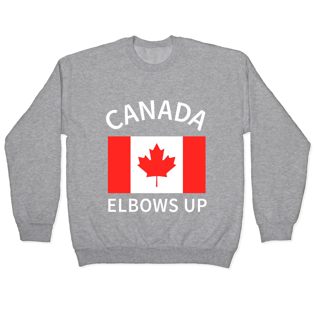 Elbows Up Canada Crewneck Sweatshirt T-Shirts, Hoodie | CoreVibeTees.com (Image 2)