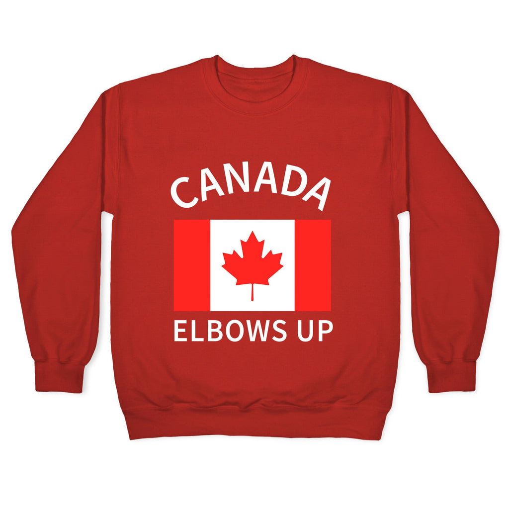 Elbows Up Canada Crewneck Sweatshirt T-Shirts, Hoodie | CoreVibeTees.com (Image 5)