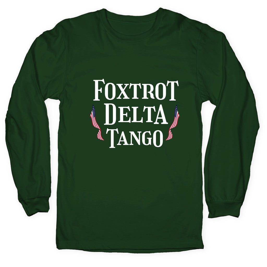 Foxtrot Delta Tango Longsleeve Tee Hoodie, Sweatshirt | CoreVibeTees.com (Image 3)