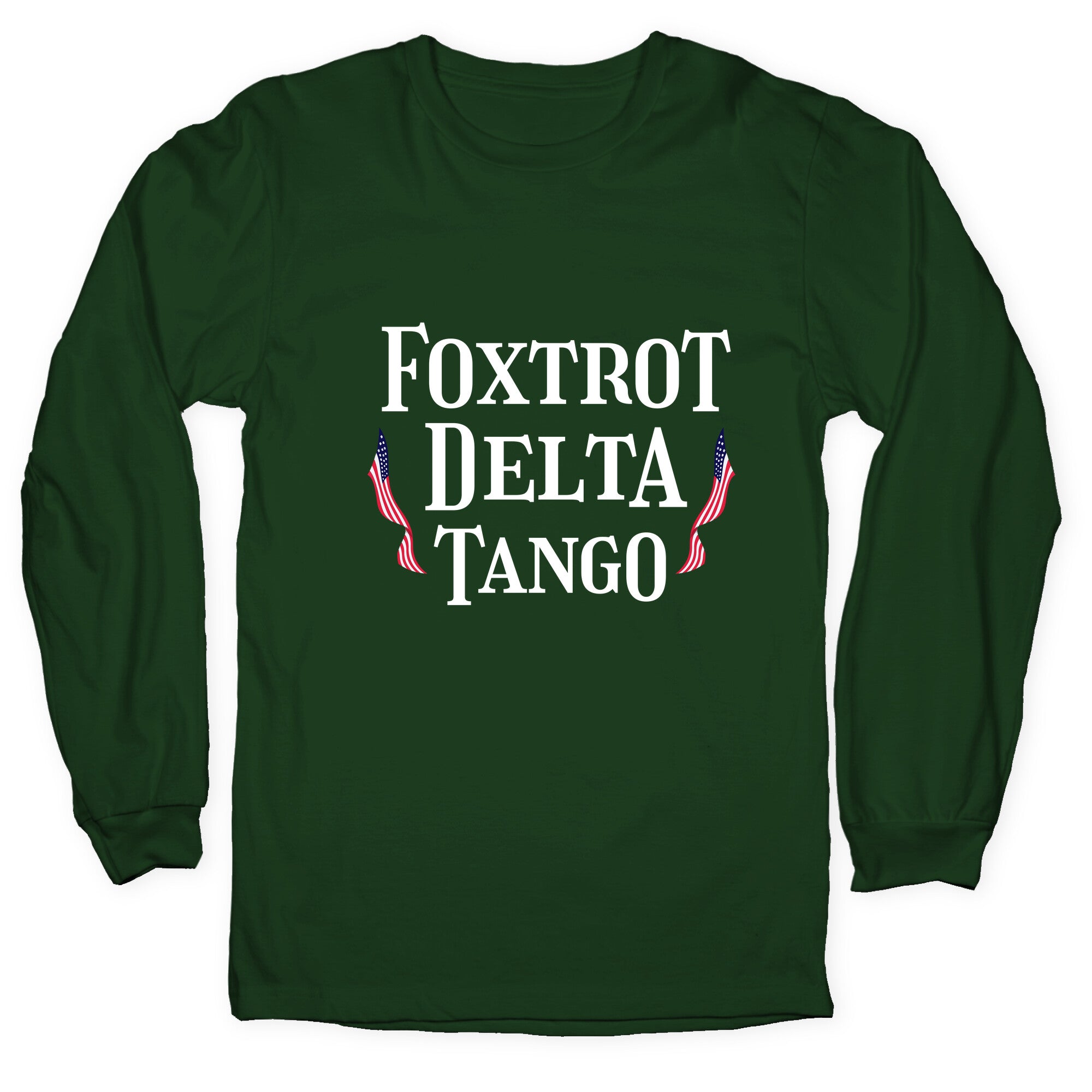 Foxtrot Delta Tango Longsleeve Tee Hoodie, Sweatshirt | CoreVibeTees.com (Image 3)