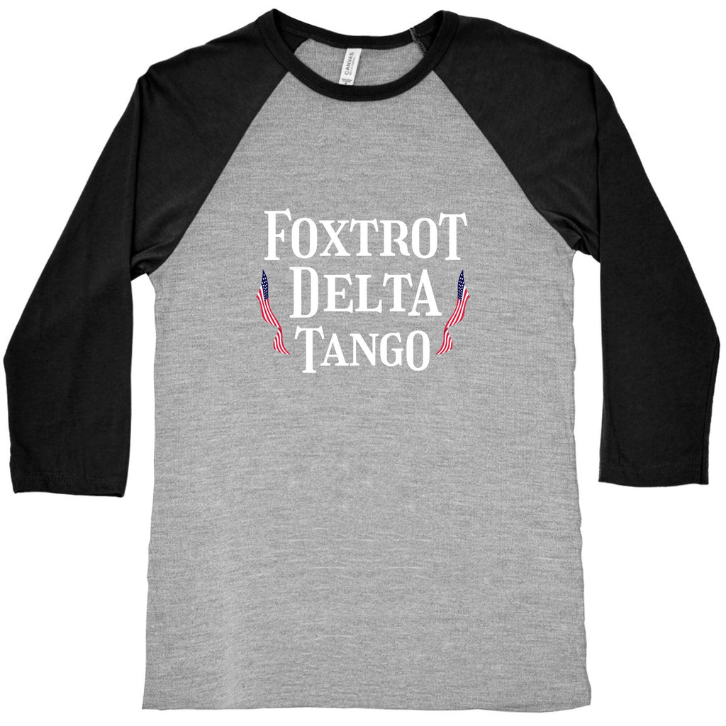 Foxtrot Delta Tango Baseball Tee Hoodie, Sweatshirt | CoreVibeTees.com (Image 2)