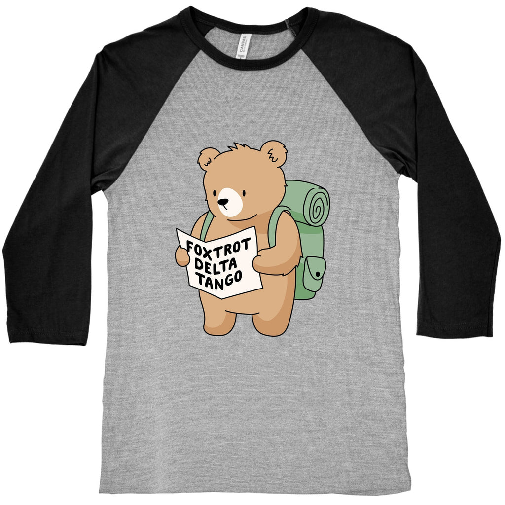 Foxtrot Delta Tango Bear Baseball Tee Hoodie, Sweatshirt | CoreVibeTees.com (Image 2)