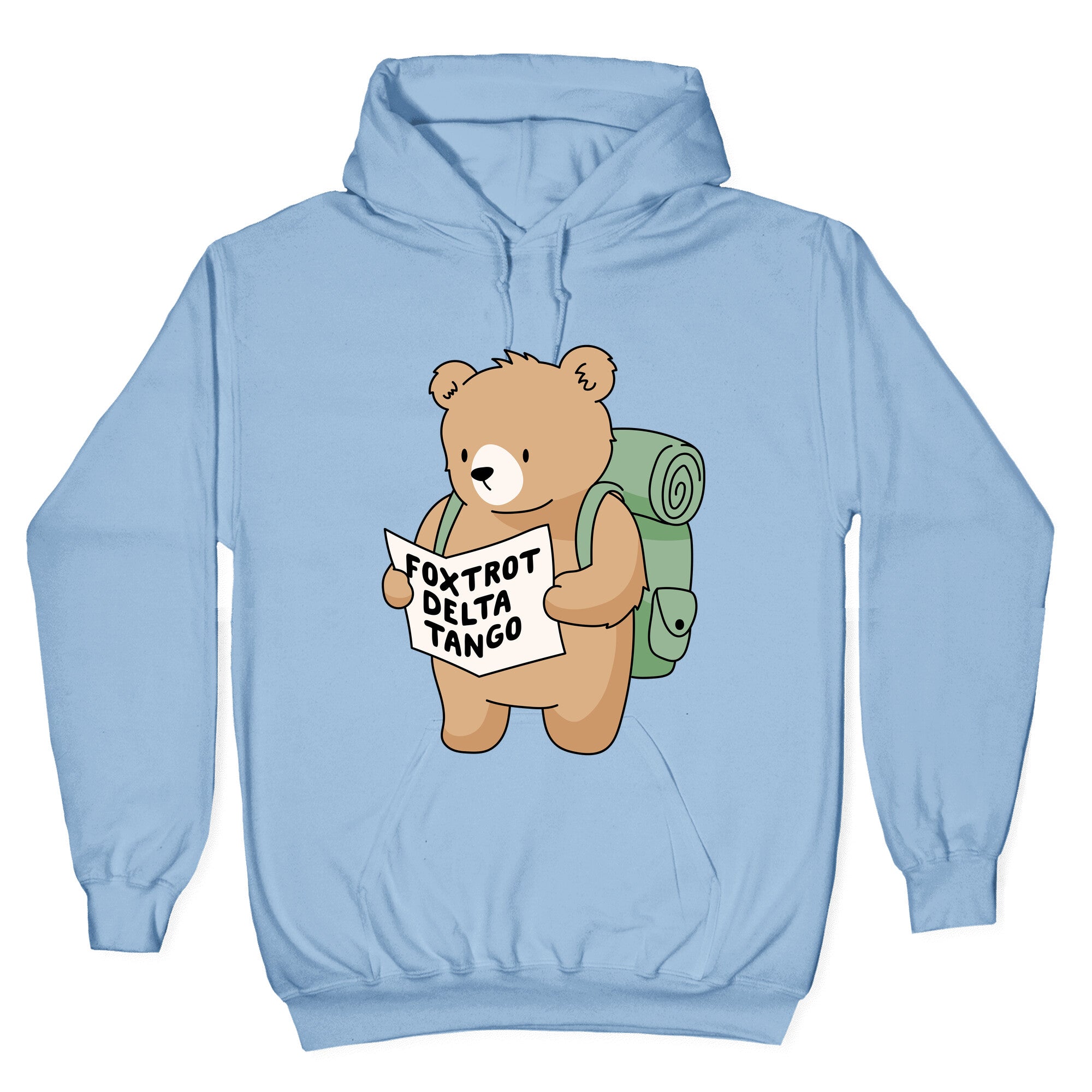 Foxtrot Delta Tango Bear Hoodie T-Shirts, Sweatshirt | CoreVibeTees.com (Image 4)