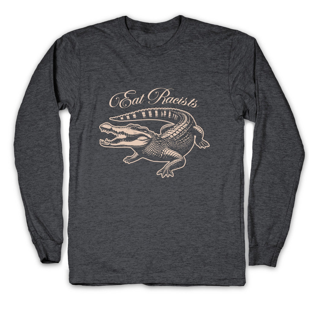 Eat Racists Longsleeve Tee Hoodie, Sweatshirt | CoreVibeTees.com (Image 2)