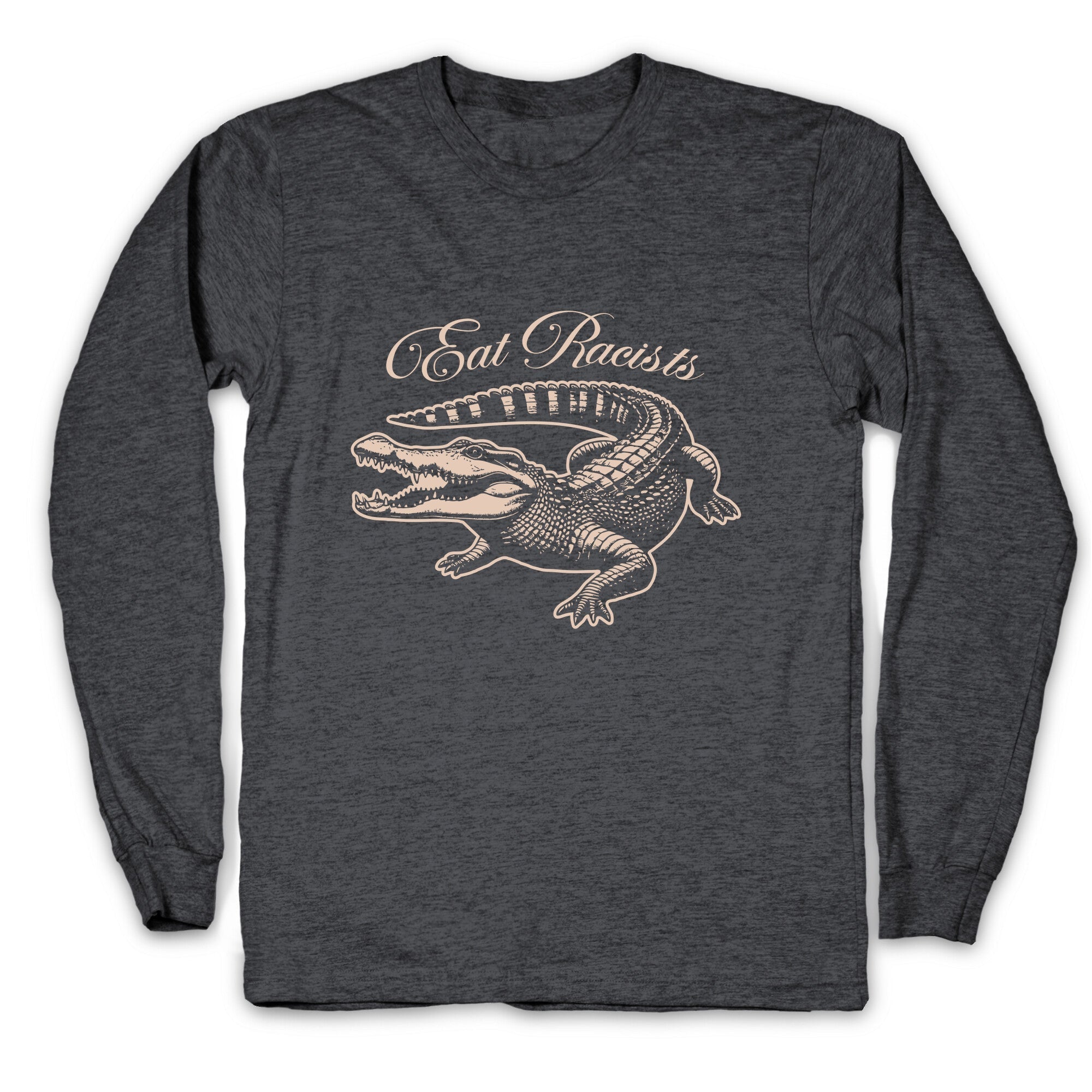 Eat Racists Longsleeve Tee Hoodie, Sweatshirt | CoreVibeTees.com (Image 2)