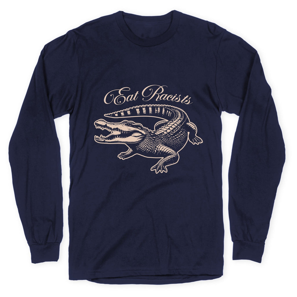 Eat Racists Longsleeve Tee Hoodie, Sweatshirt | CoreVibeTees.com (Image 4)