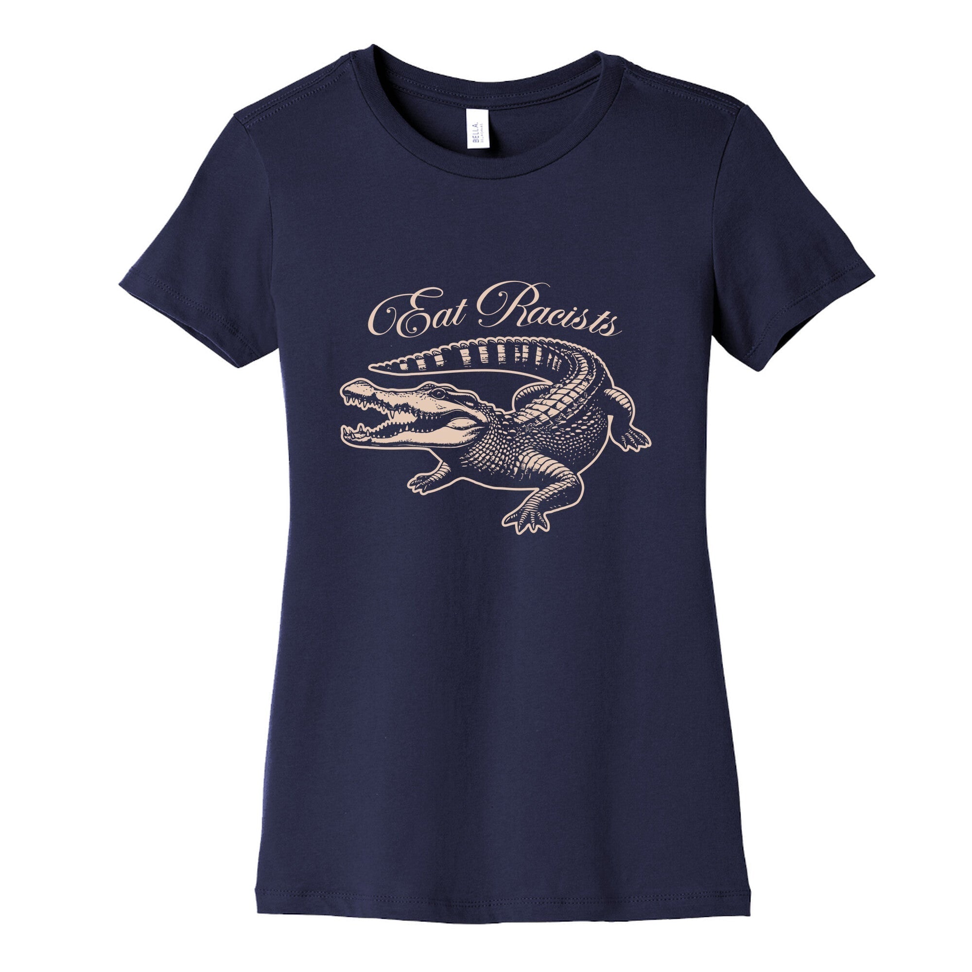 Eat Racists Womens Cotton Tee Hoodie, Sweatshirt | CoreVibeTees.com (Image 5)