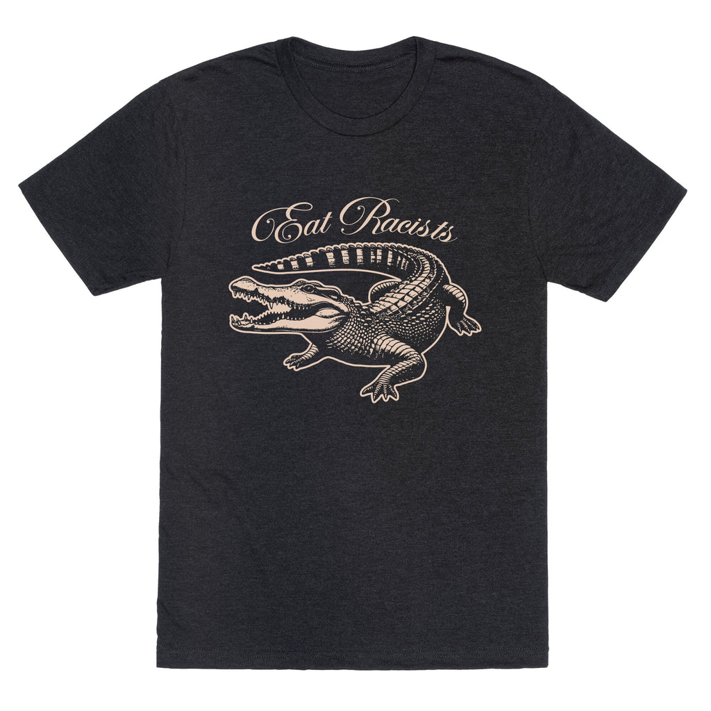 Eat Racists Unisex Triblend Tee Hoodie, Sweatshirt | CoreVibeTees.com (Image 1)