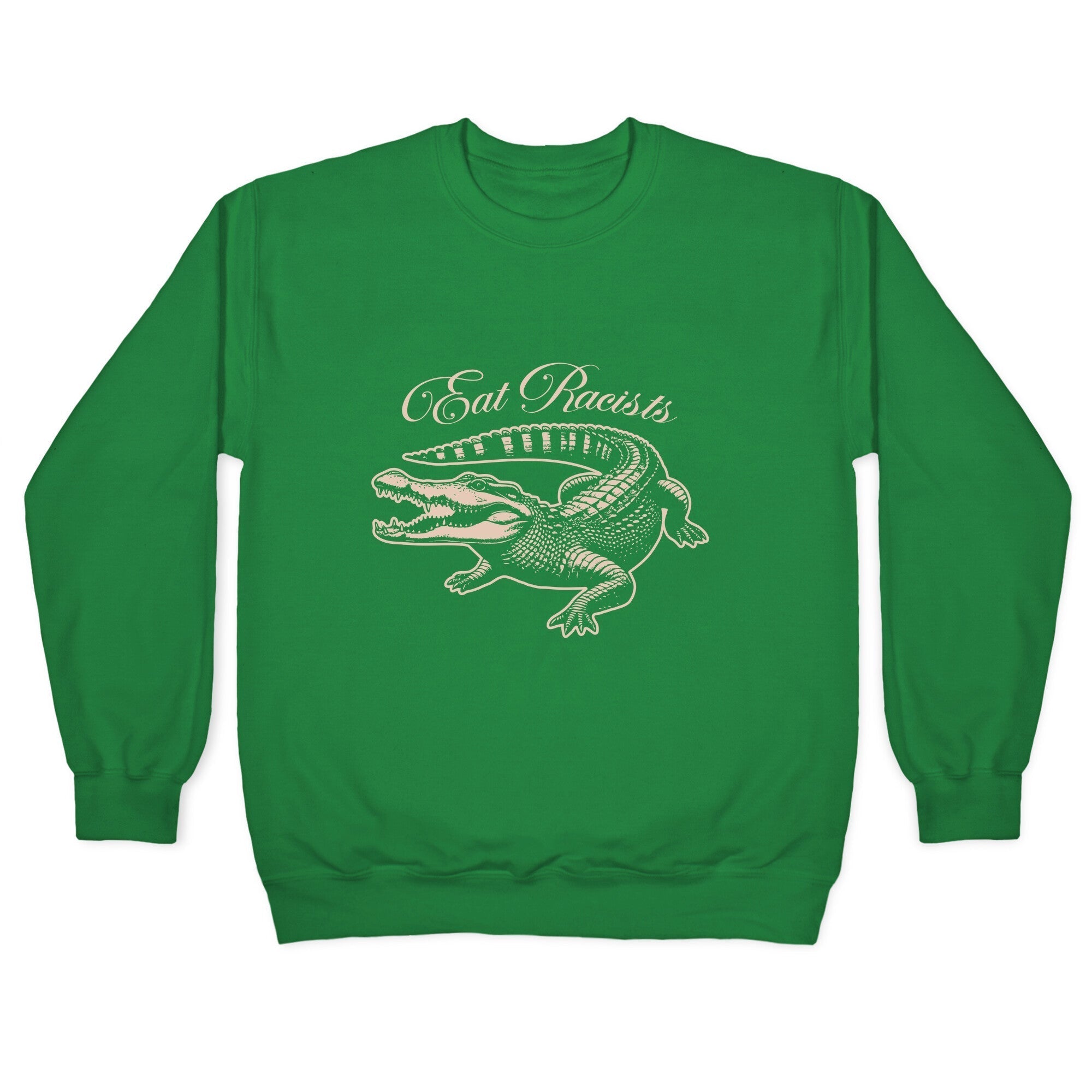 Eat Racists Crewneck Sweatshirt T-Shirts, Hoodie | CoreVibeTees.com (Image 3)
