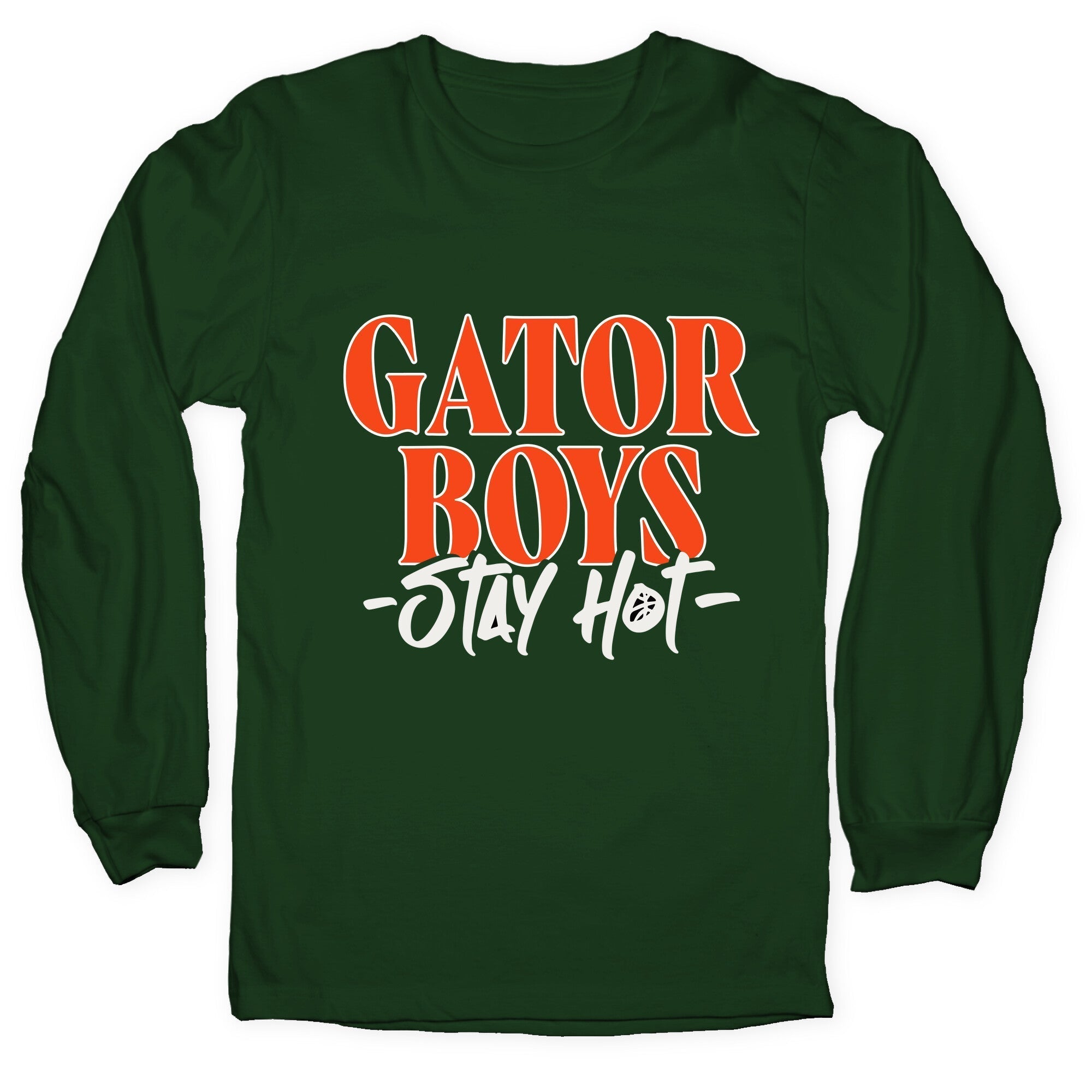 Gator Boys Stay Hot Florida Basketball Longsleeve Tee Hoodie, Sweatshirt | CoreVibeTees.com (Image 3)