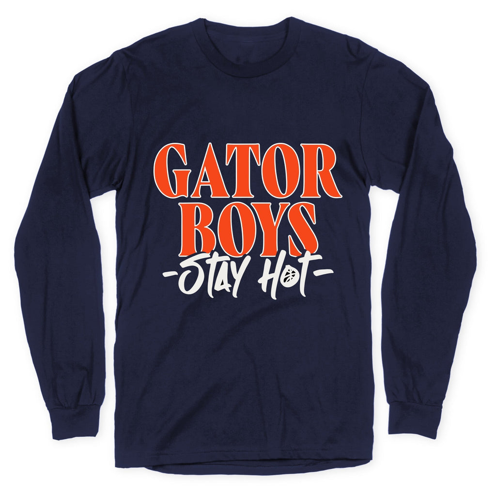 Gator Boys Stay Hot Florida Basketball Longsleeve Tee Hoodie, Sweatshirt | CoreVibeTees.com (Image 4)