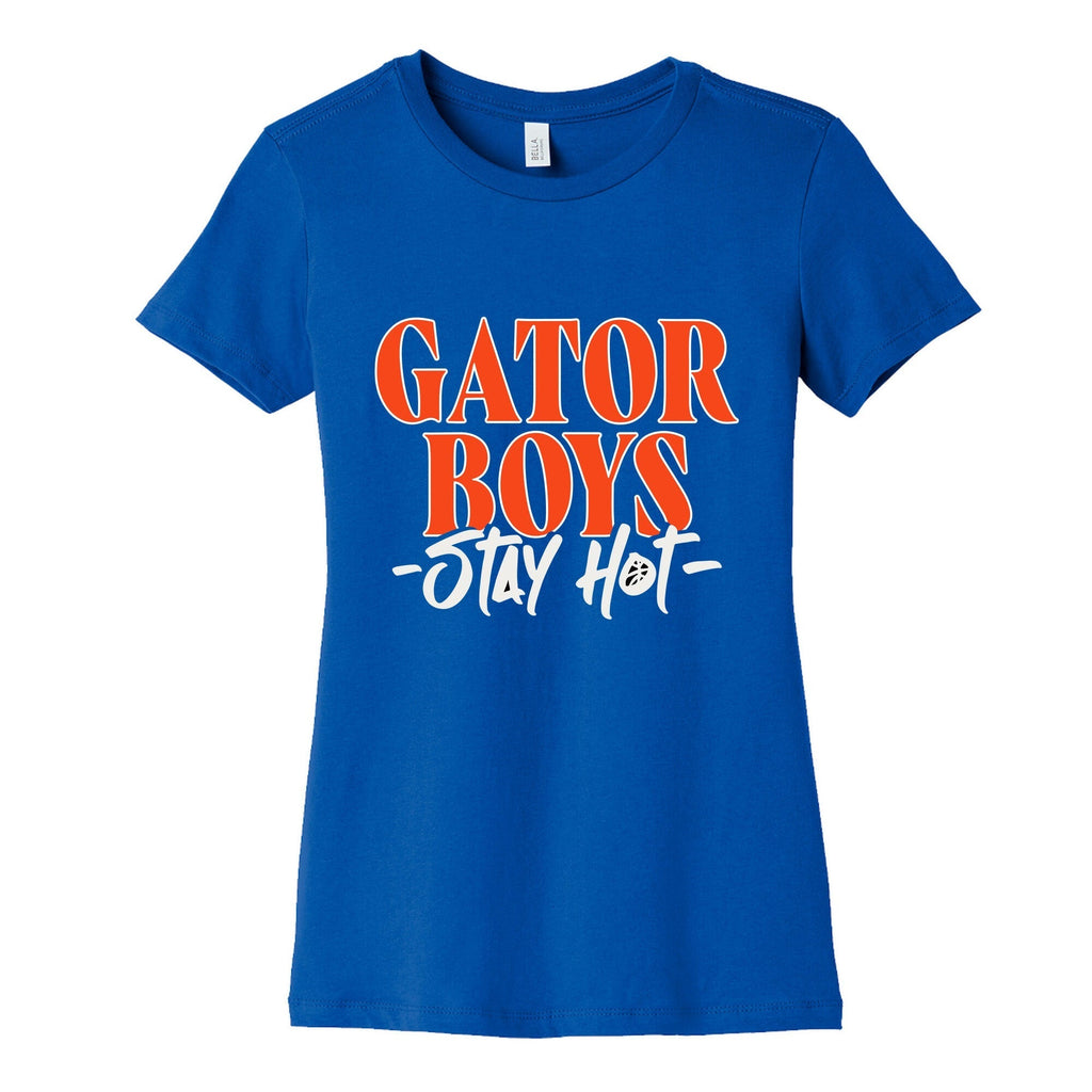 Gator Boys Stay Hot Florida Basketball Womens Cotton Tee Hoodie, Sweatshirt | CoreVibeTees.com (Image 2)