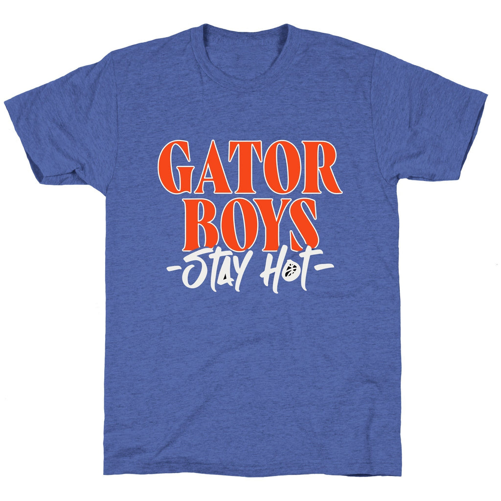 Gator Boys Stay Hot Florida Basketball Unisex Triblend Tee Hoodie, Sweatshirt | CoreVibeTees.com (Image 3)