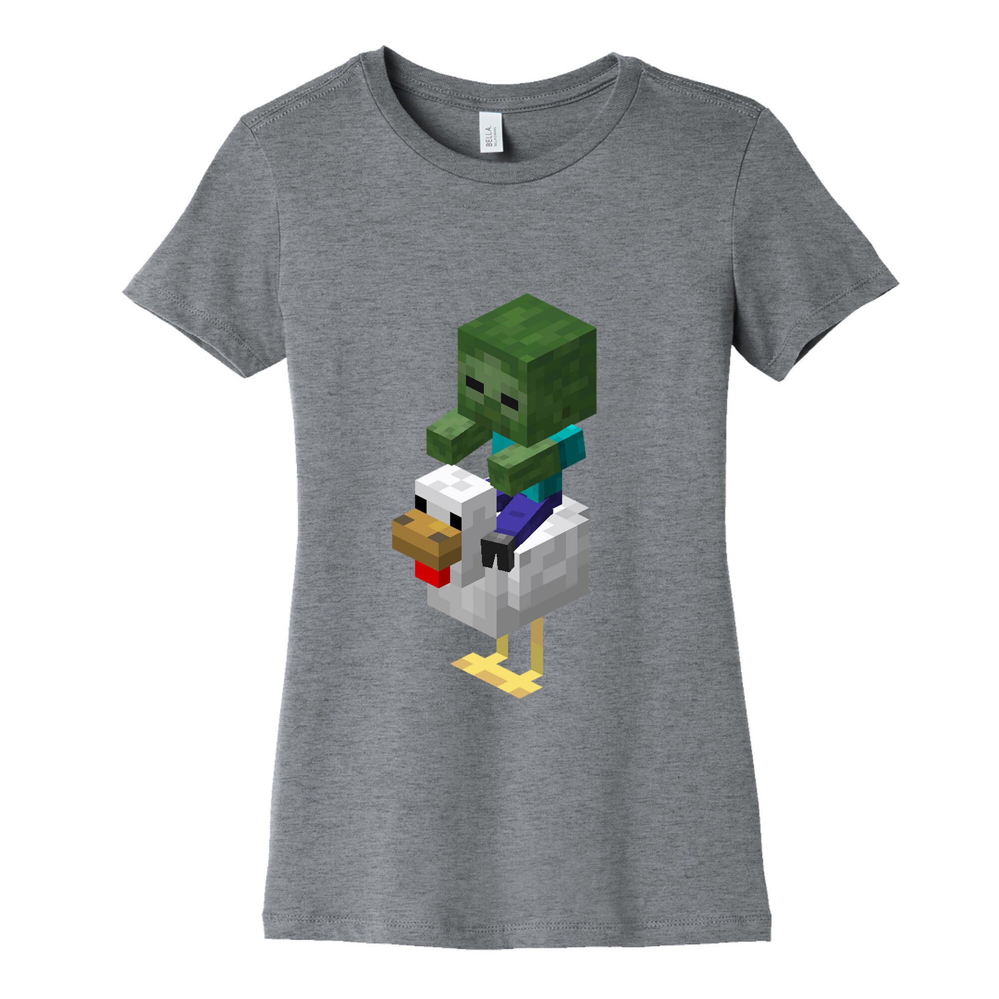 Chicken Jockey Womens Cotton Tee Hoodie, Sweatshirt | CoreVibeTees.com (Image 1)