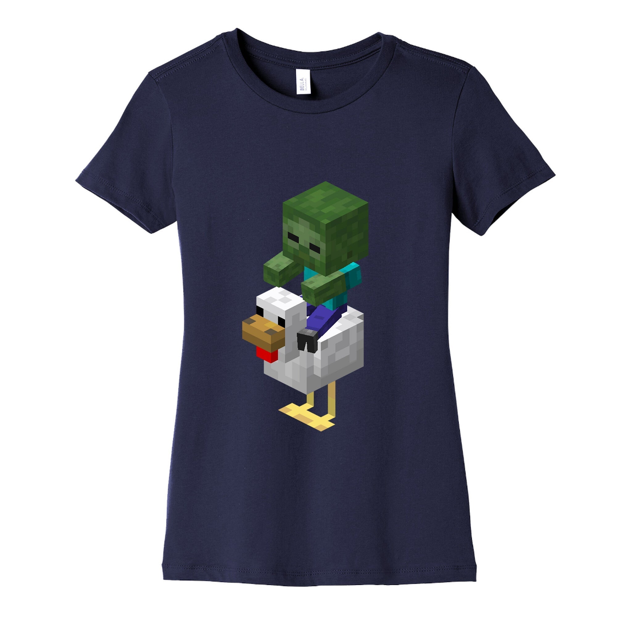 Chicken Jockey Womens Cotton Tee Hoodie, Sweatshirt | CoreVibeTees.com (Image 5)
