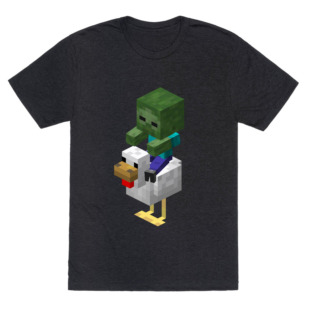 Chicken Jockey Unisex Triblend Tee Hoodie, Sweatshirt | CoreVibeTees.com (Image 1)