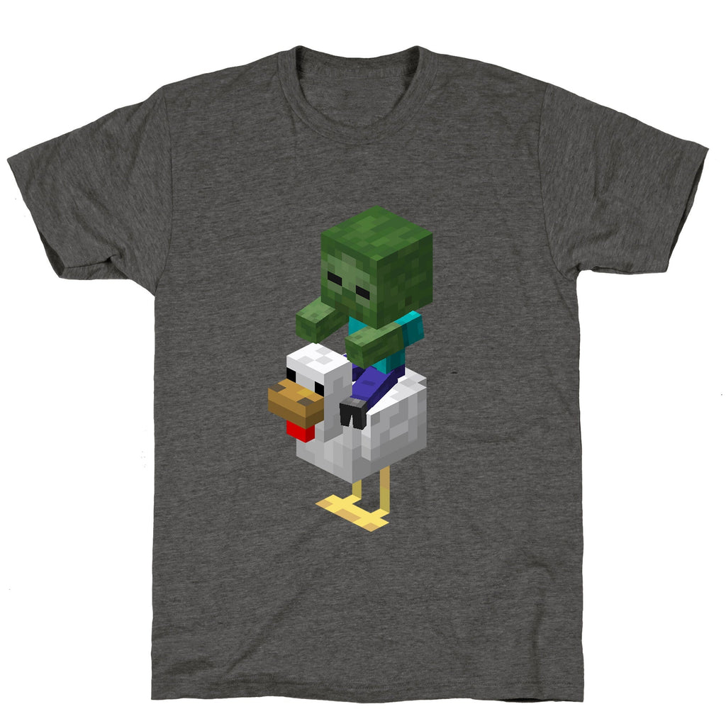 Chicken Jockey Unisex Triblend Tee Hoodie, Sweatshirt | CoreVibeTees.com (Image 2)