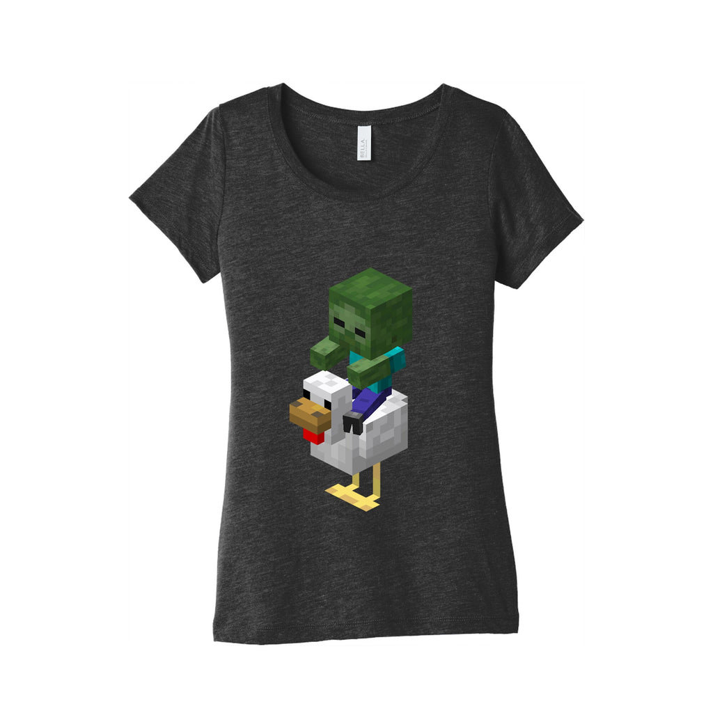 Chicken Jockey Womens Triblend Tee Hoodie, Sweatshirt | CoreVibeTees.com (Image 1)