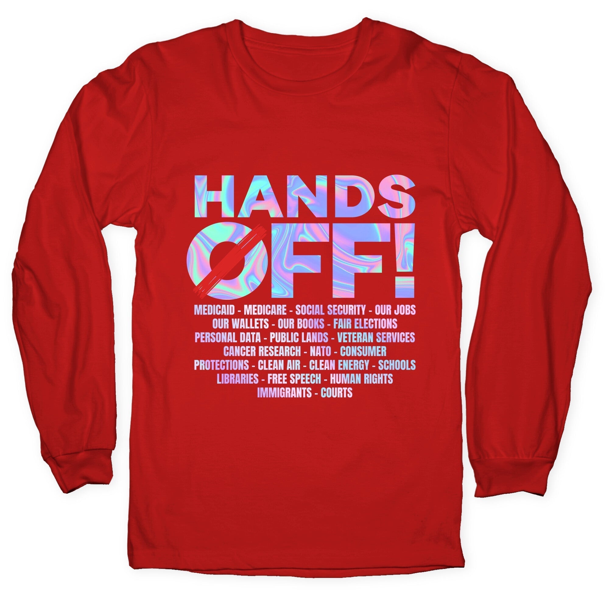 Hands Off Protest Longsleeve Tee Hoodie, Sweatshirt | CoreVibeTees.com (Image 5)