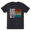 Hands Off Trump Protest Unisex Triblend Tee Hoodie, Sweatshirt | CoreVibeTees.com (Image 1)