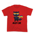 Ally Cat Kids Tee Hoodie, Sweatshirt | CoreVibeTees.com (Image 1)