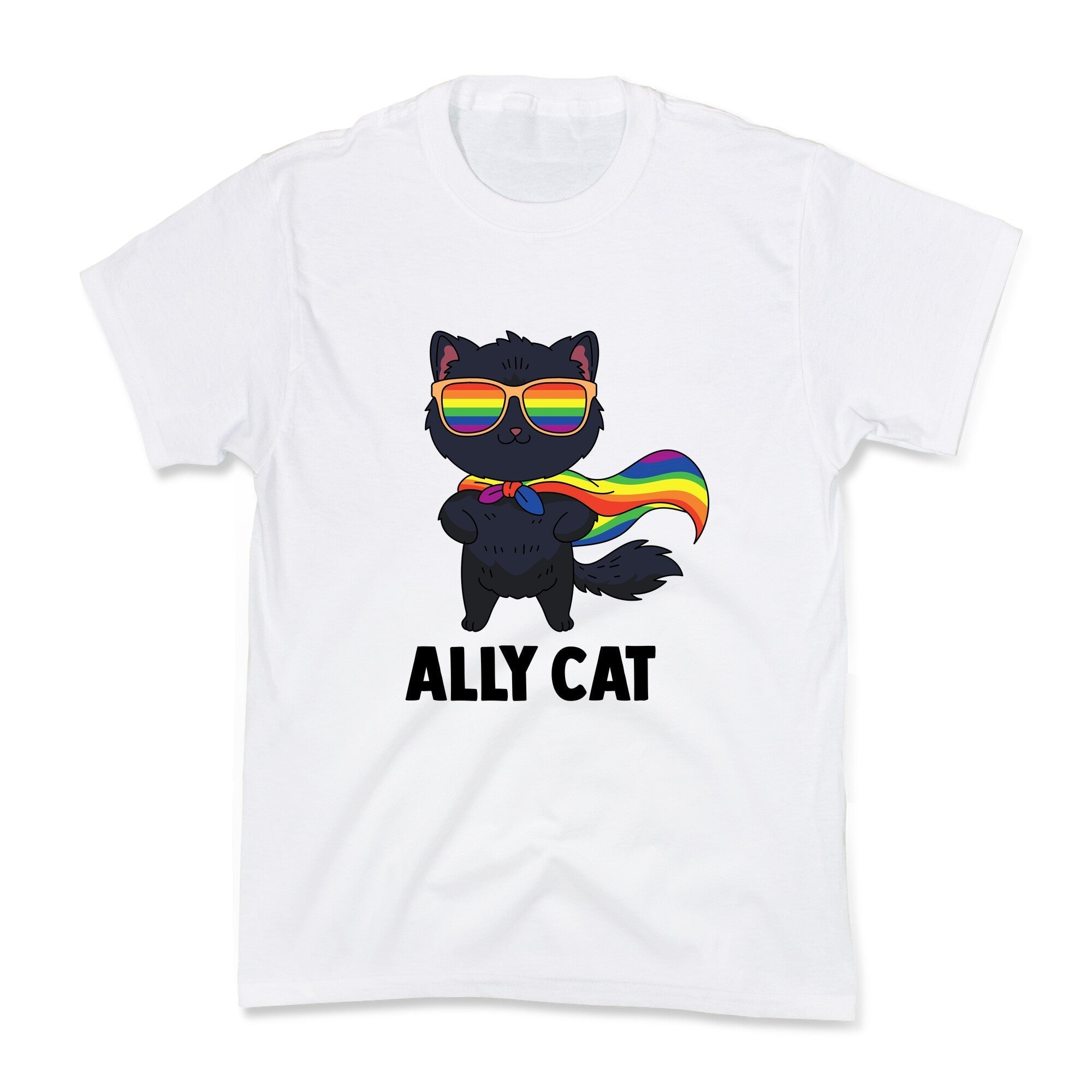 Ally Cat Kids Tee Hoodie, Sweatshirt | CoreVibeTees.com (Image 3)
