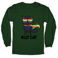 Ally Cat Longsleeve Tee Hoodie, Sweatshirt | CoreVibeTees.com (Image 1)