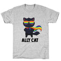 Ally Cat T-Shirt Hoodie, Sweatshirt | CoreVibeTees.com (Image 1)