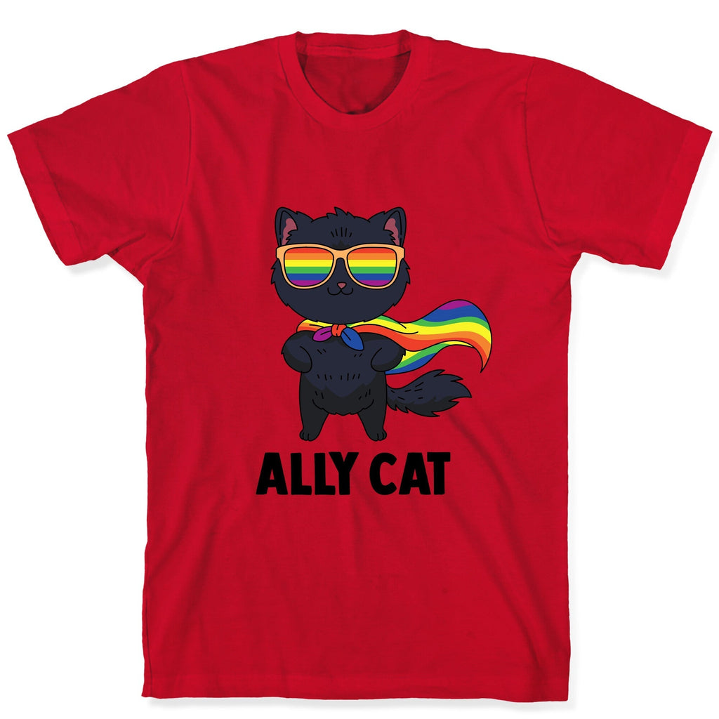 Ally Cat T-Shirt Hoodie, Sweatshirt | CoreVibeTees.com (Image 3)
