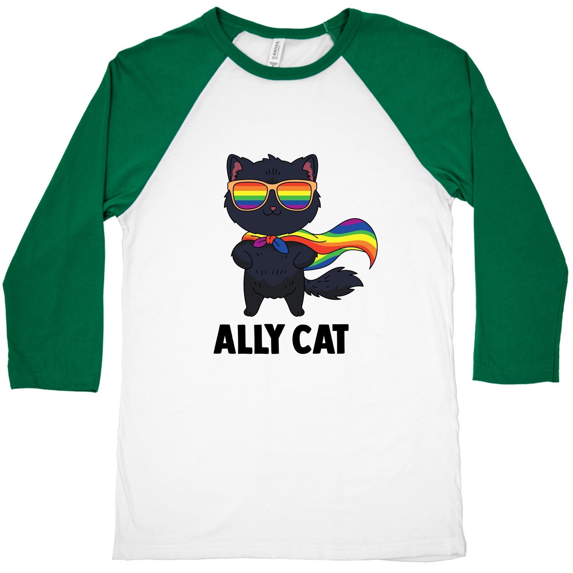 Ally Cat Baseball Tee Hoodie, Sweatshirt | CoreVibeTees.com (Image 2)