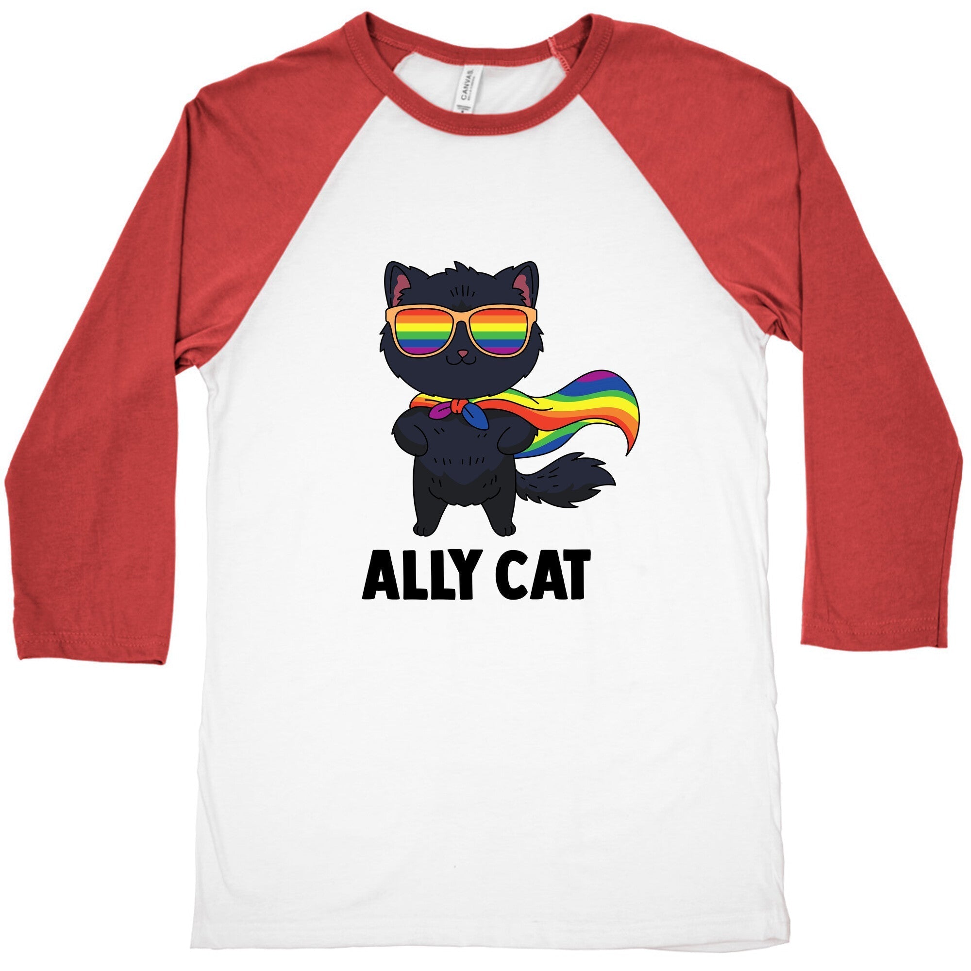 Ally Cat Baseball Tee Hoodie, Sweatshirt | CoreVibeTees.com (Image 3)