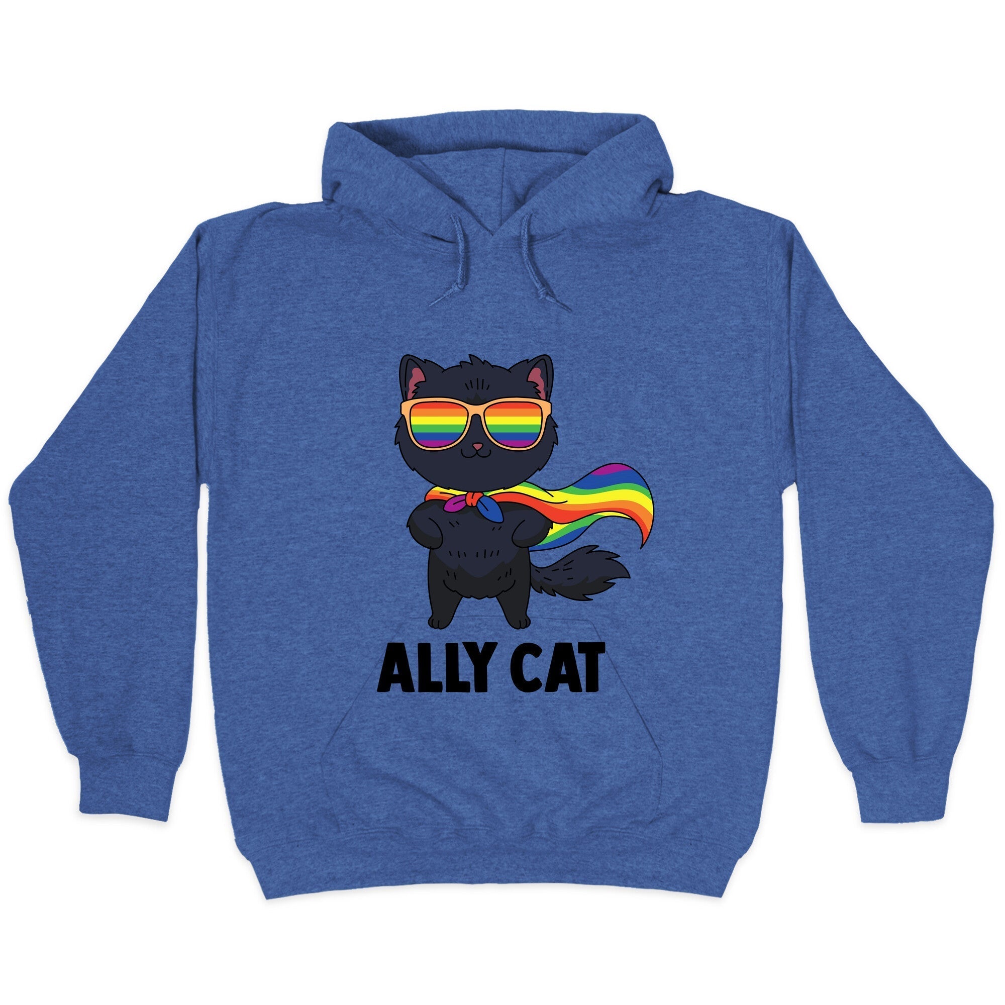 Ally Cat Hoodie T-Shirts, Sweatshirt | CoreVibeTees.com (Image 2)