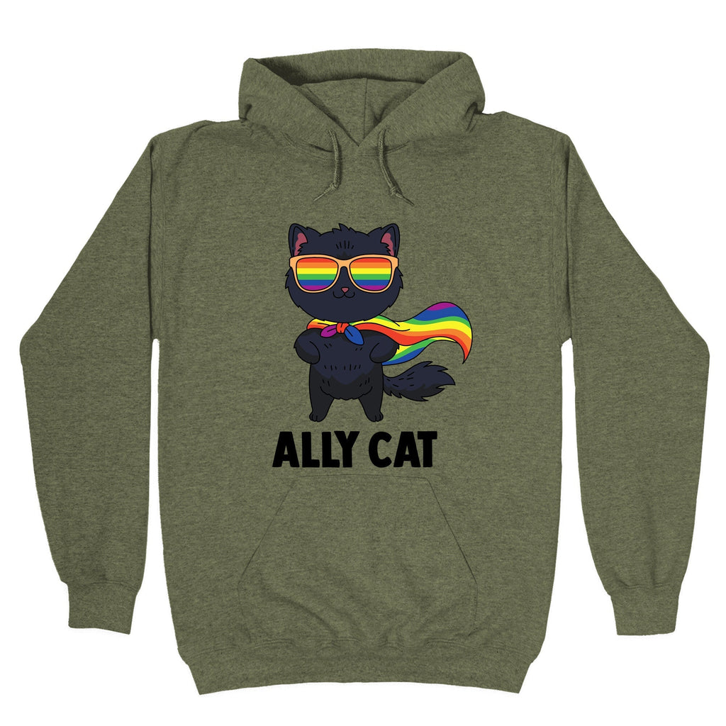 Ally Cat Hoodie T-Shirts, Sweatshirt | CoreVibeTees.com (Image 4)