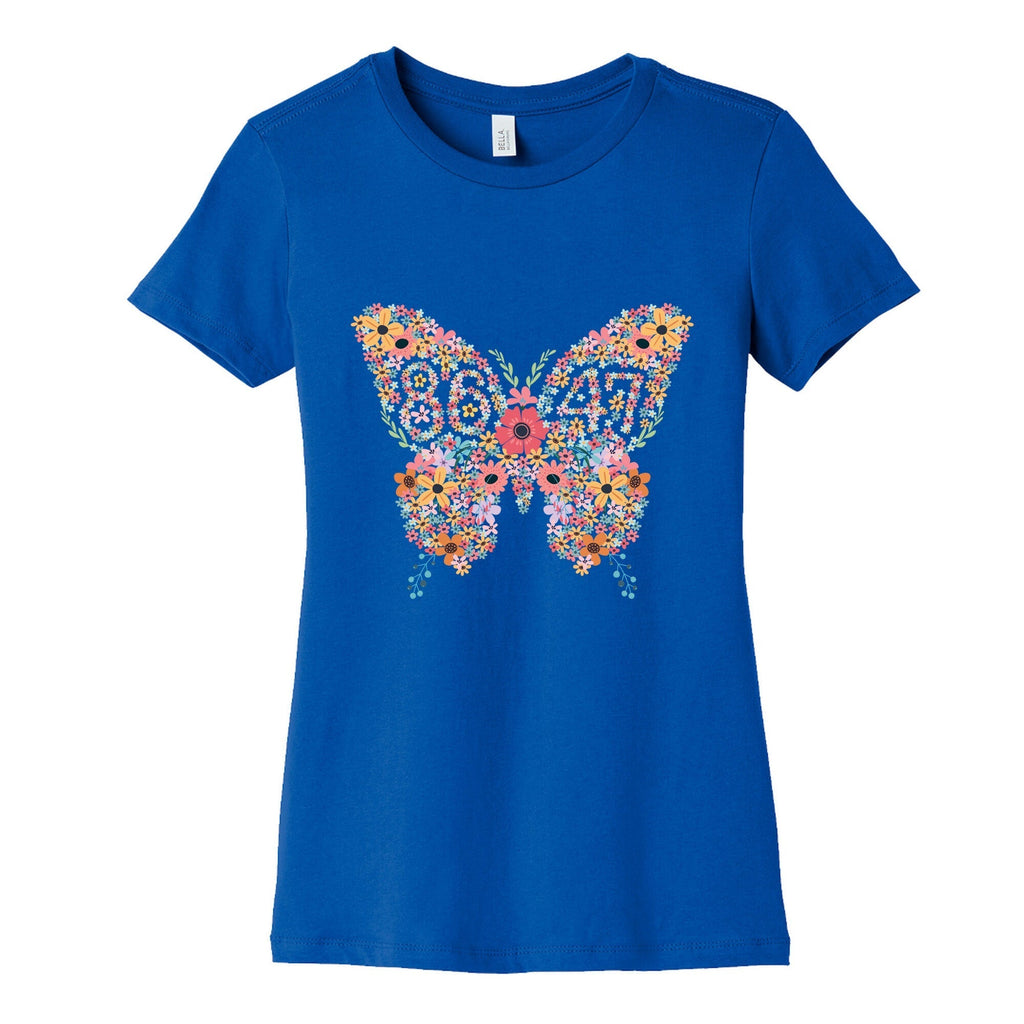 8647 Anti Trump Butterfly Womens Cotton Tee Hoodie, Sweatshirt | CoreVibeTees.com (Image 2)