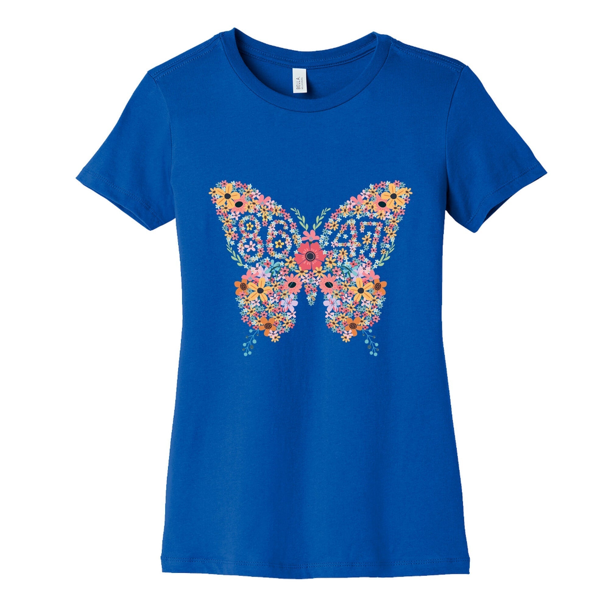 8647 Anti Trump Butterfly Womens Cotton Tee Hoodie, Sweatshirt | CoreVibeTees.com (Image 2)