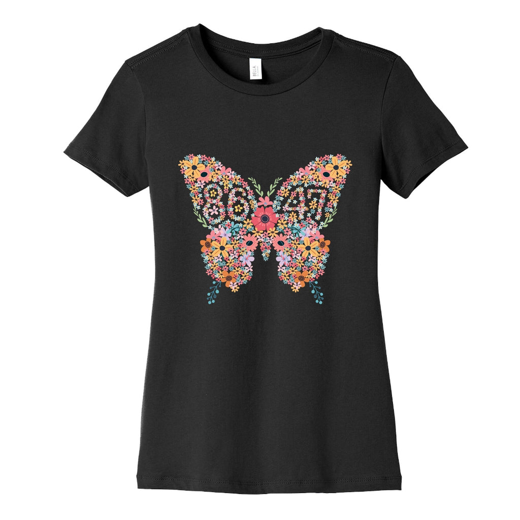 8647 Anti Trump Butterfly Womens Cotton Tee Hoodie, Sweatshirt | CoreVibeTees.com (Image 3)