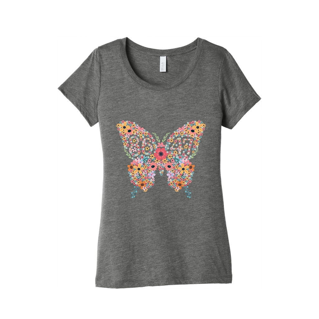 8647 Anti Trump Butterfly Womens Triblend Tee Hoodie, Sweatshirt | CoreVibeTees.com (Image 2)