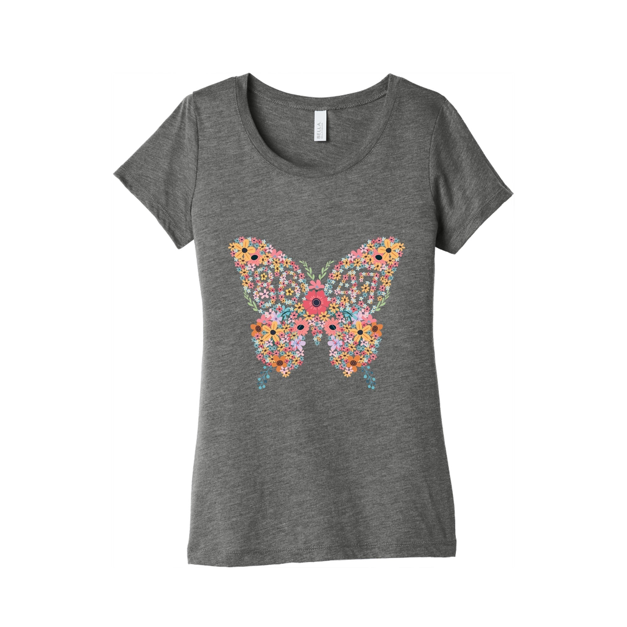 8647 Anti Trump Butterfly Womens Triblend Tee Hoodie, Sweatshirt | CoreVibeTees.com (Image 2)