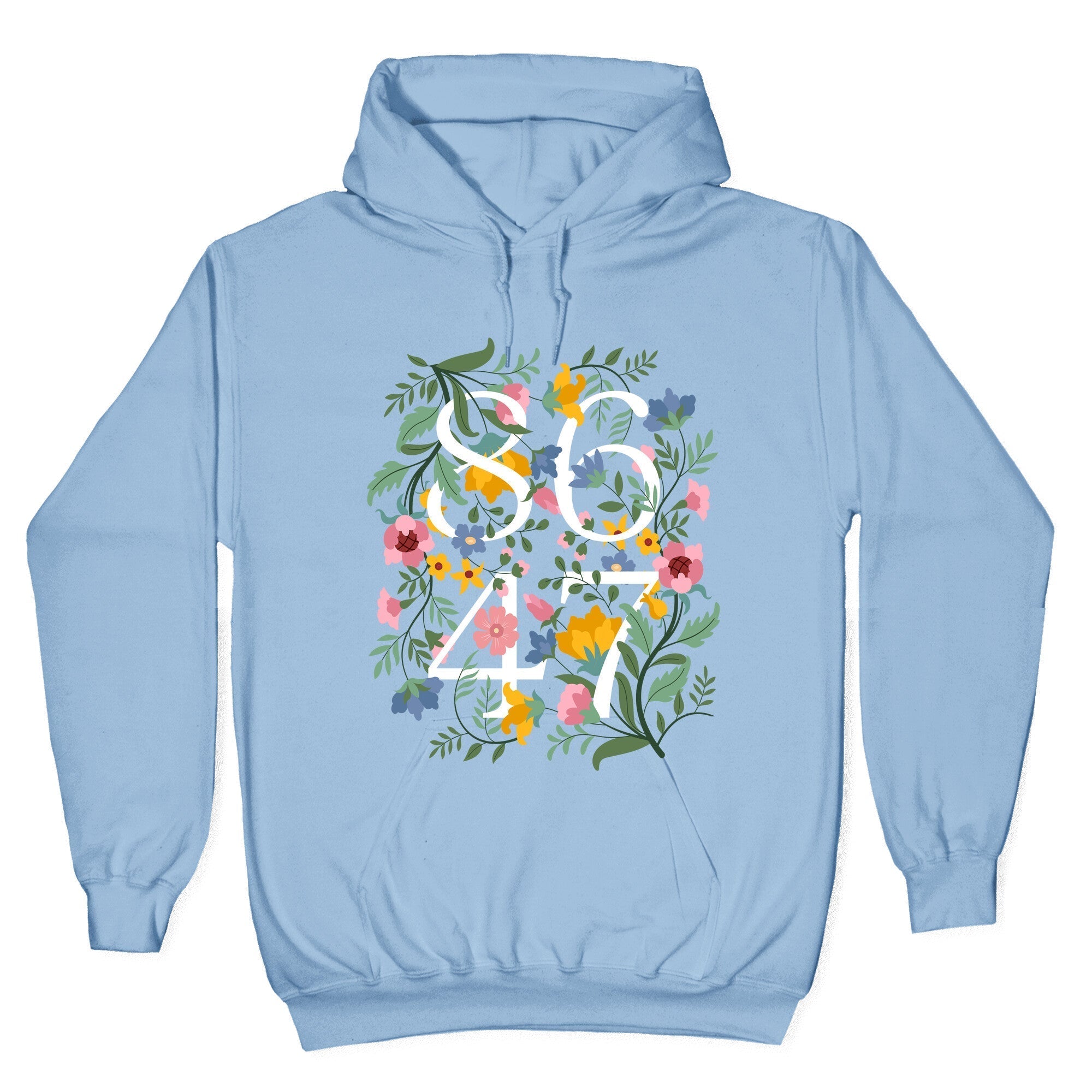 8647 Anti Trump Floral Hoodie T-Shirts, Sweatshirt | CoreVibeTees.com (Image 4)
