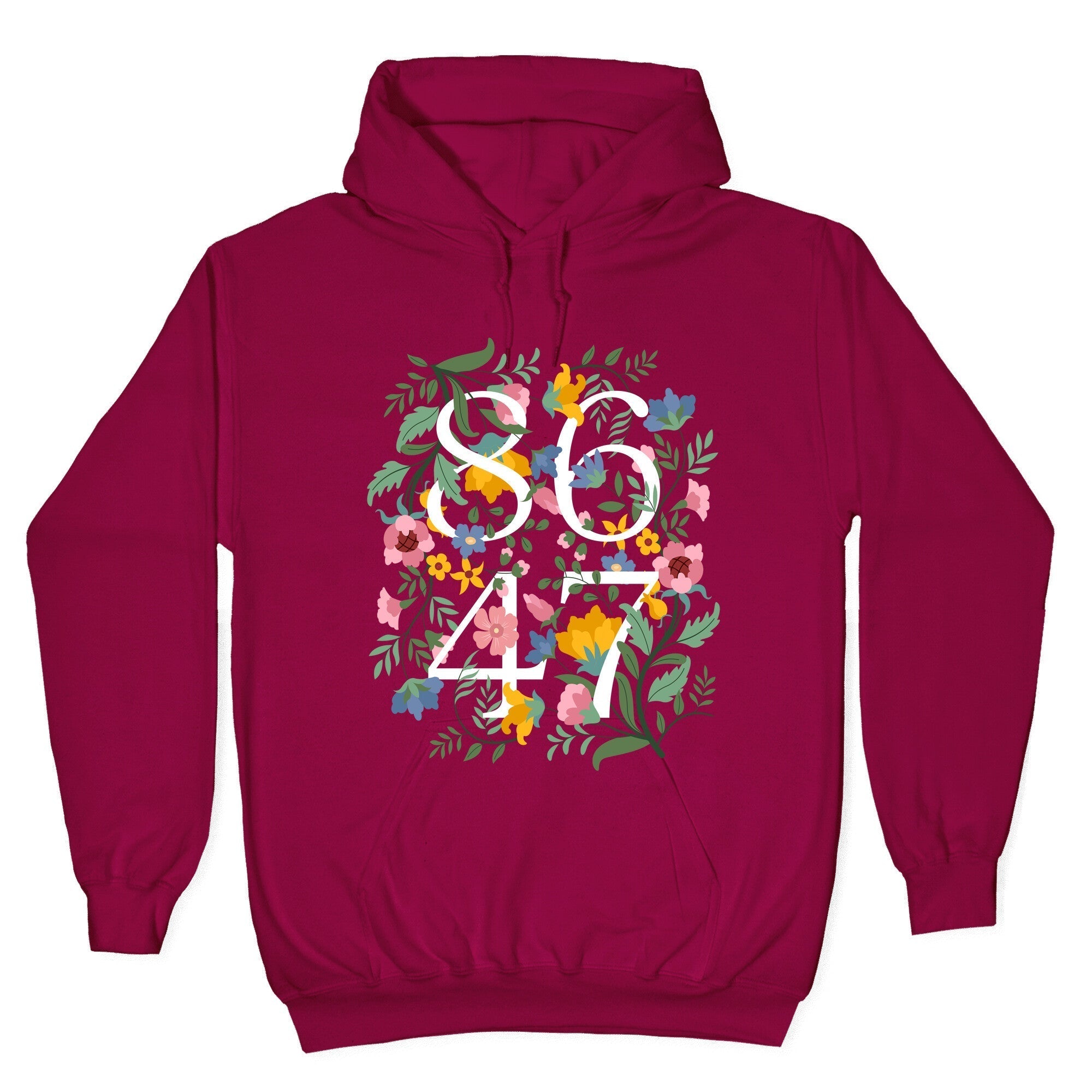 8647 Anti Trump Floral Hoodie T-Shirts, Sweatshirt | CoreVibeTees.com (Image 5)