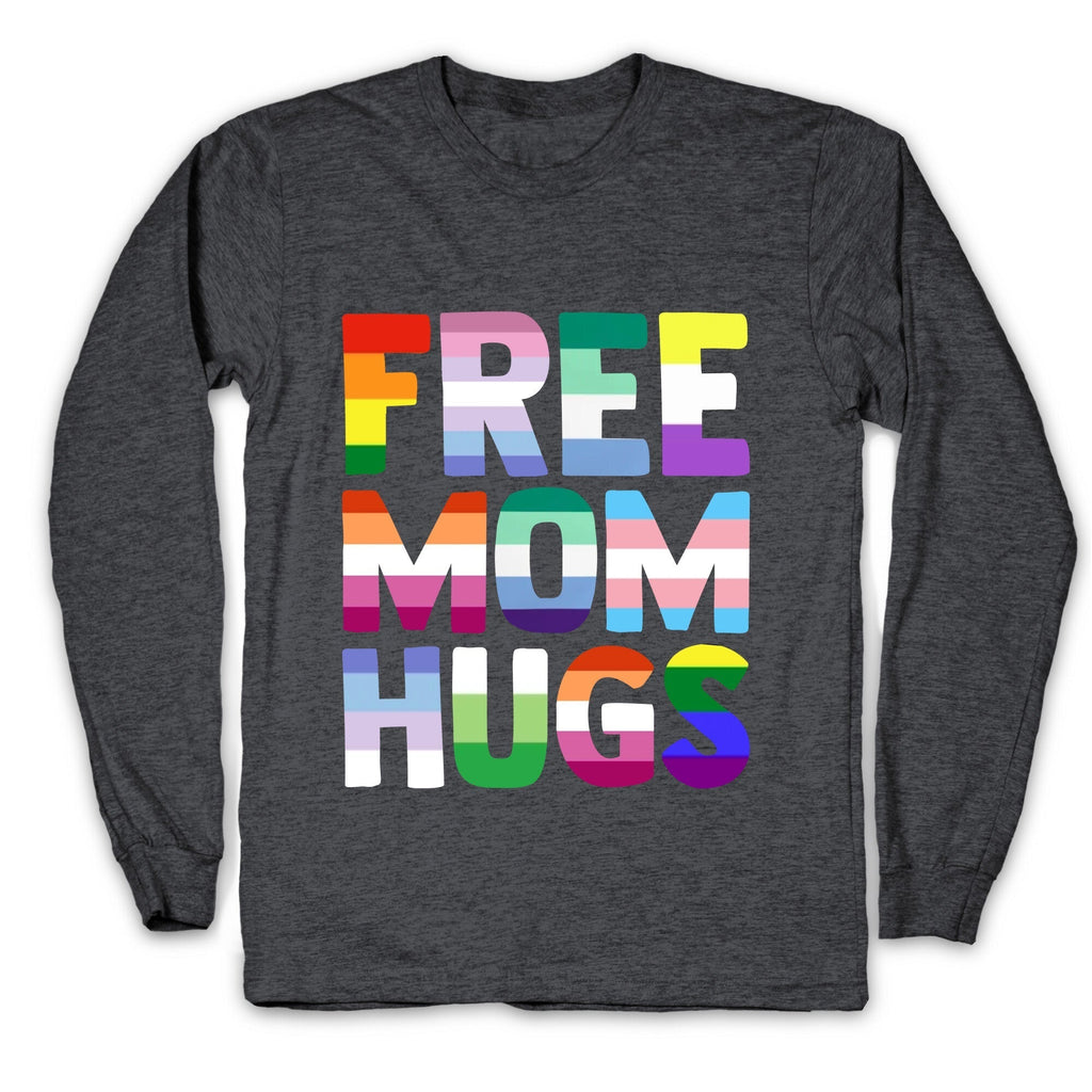 Free Mom Hugs Rainbow Longsleeve Tee Hoodie, Sweatshirt | CoreVibeTees.com (Image 2)