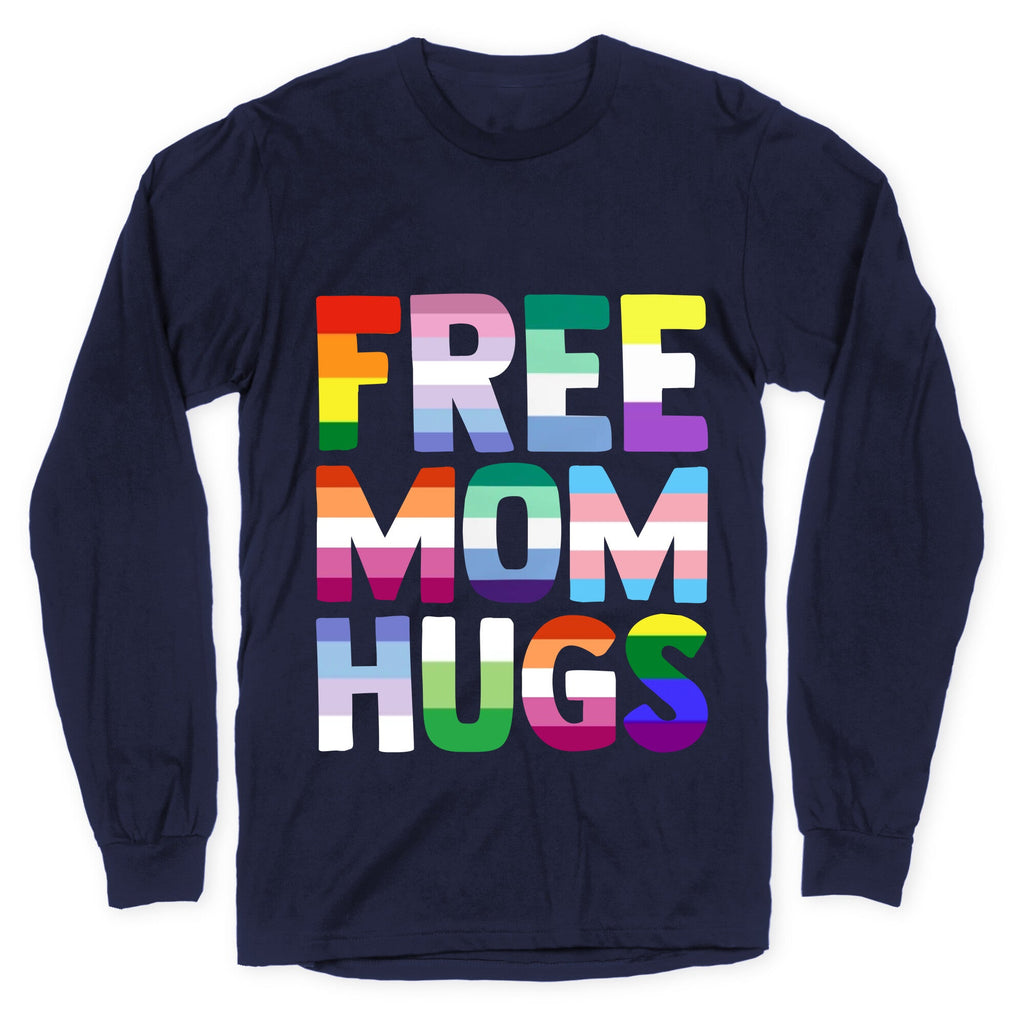 Free Mom Hugs Rainbow Longsleeve Tee Hoodie, Sweatshirt | CoreVibeTees.com (Image 4)
